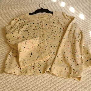 Anthropologie x-small sweat like Shirt worn once